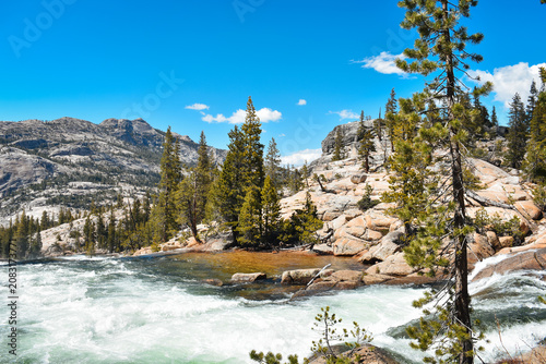 river in the mountains