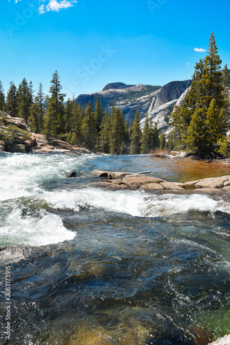 river in the mountains
