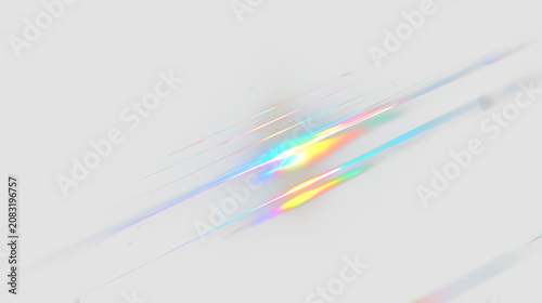 Colorful light rays streak across a transparent background in a dynamic design that suggests motion and energy