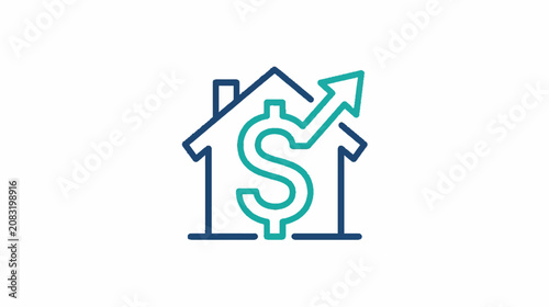 Blue Halftone Success Arrows Pointing Up for Growth Concept