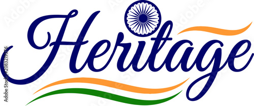 Bild auf Leinwand India independence day heritage celebrations with patriotic spirit and national