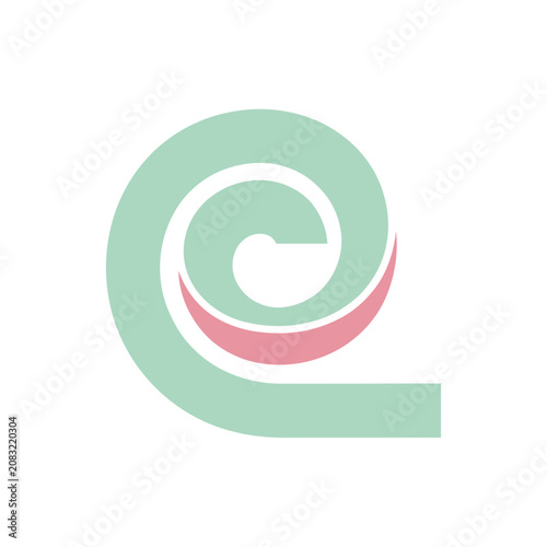 Abstract Swirl and Stripe Design