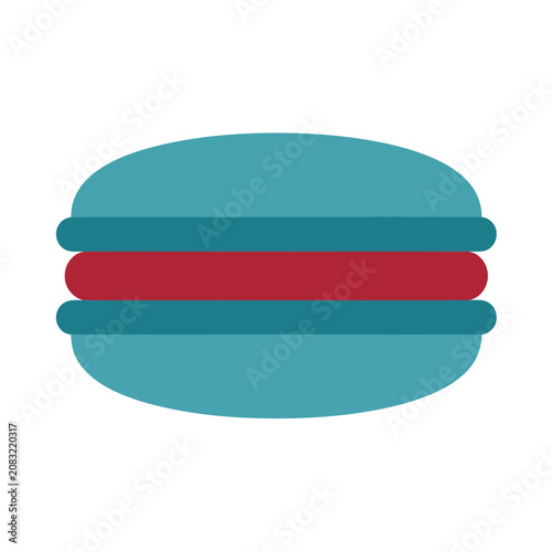 Abstract shape with three layers