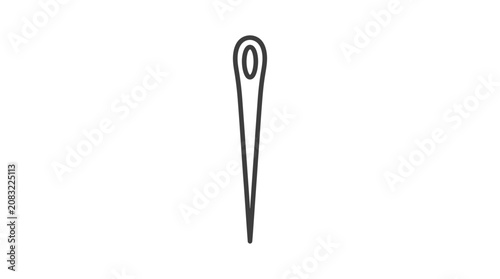 Quadro su tela Sewing Needle Outline Icon