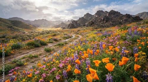 field of flowers