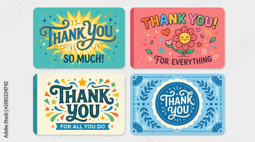 Konstfotografi Thank you greeting cards collection