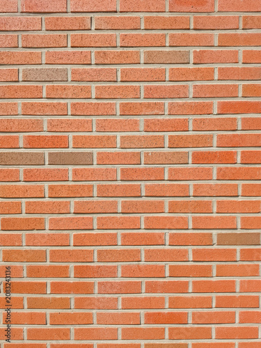 Bild auf Leinwand Red Brick Wall Texture Background
