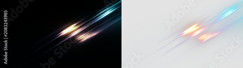 Bright colors move quickly across a smooth surface creating a dynamic and lively effect in motion