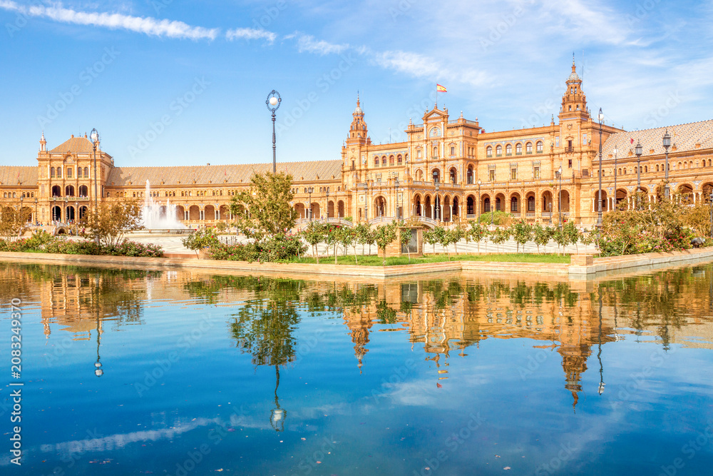 Fototapeta premium Plaza de Espana, Sevilla, Spanien 