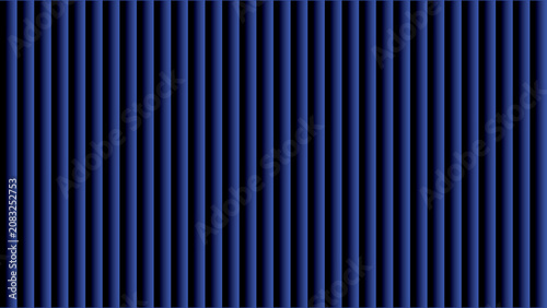 Deep blue corrugated metal texture, industrial ribbed steel wall background, navy blue vertical lines pattern, minimalist architectural siding surface