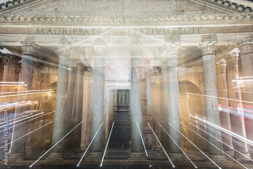 il Pantheon a Roma. Fondato nel 27 a.C. da Marco Vispanio Agrippa, genero di Augusto
