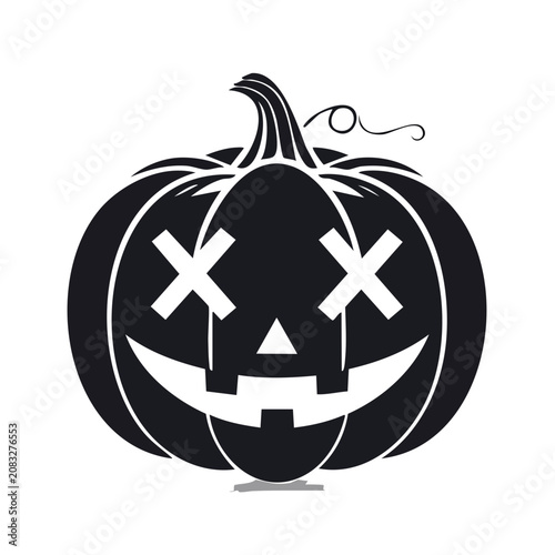 Jack o Lantern Pumpkin Halloween Vector Illustration