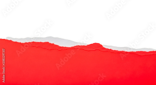 Photos Vibrant red horizontal gradient wave pattern isolated on transparent background