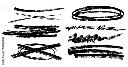 Tableau sur toile Doodle sketch style of sketchy pen and scribble hand drawn illustration for concept design