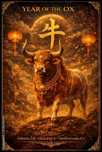 Fu Luck and Happiness Chinese Zodiac Year of the