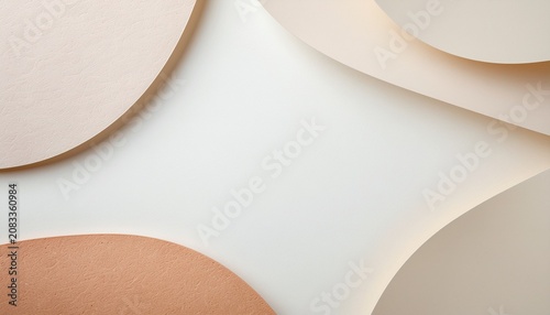 Minimal Organic Pastel Background for Premium Packaging