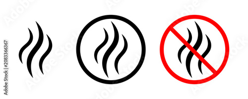 Tableau sur toile Anti bad smell icon
