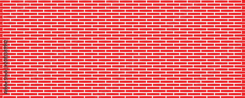 Foto Seamless red brick wall pattern background