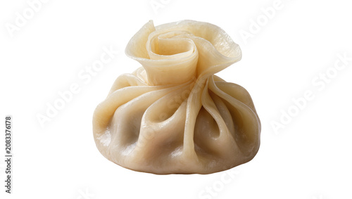 Photos Steamed dim sum dumpling with delicate pleats