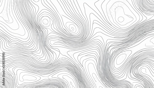 Abstract Minimal The Patter Discovery Vector Topo Map Creative Discovery White Wave Grid Stripe Line Map Topography Modern Design With White Background With Topographic Wavy Pattern Design