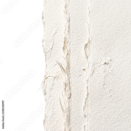 Textured white acrylic paint stroke with thick impasto technique.