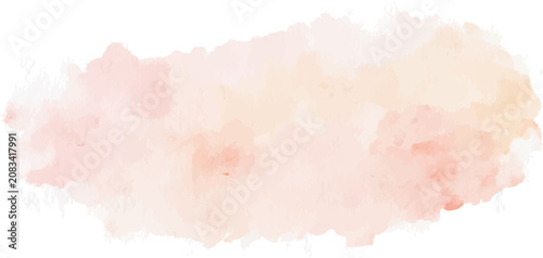 Tableau sur toile abstract watercolor hand drawn background