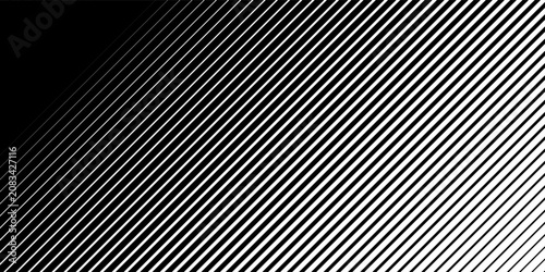 Slika na platnu Thin line halftone gradient texture