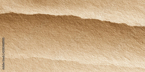 Bild auf Leinwand Aged brown paper texture background with rough beige cardboard surface, vintage