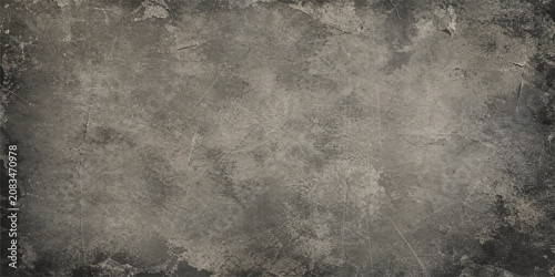 Foto Dark Vintage Grunge Wall Texture with Aged Concrete Surface and Dirty Grey Stone