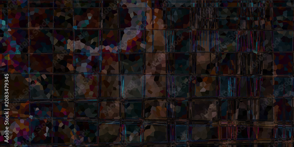Fototapeta premium Abstract colorful cracked paint texture on old wall