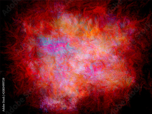 Red Painted Bacground
