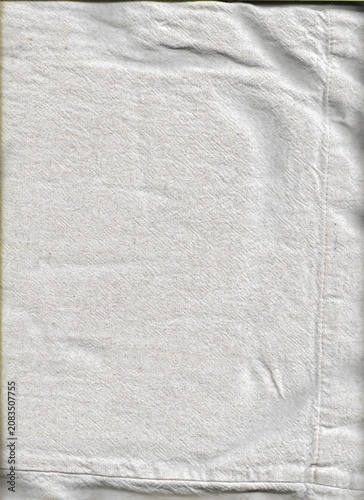 Natural linen fabric texture background
