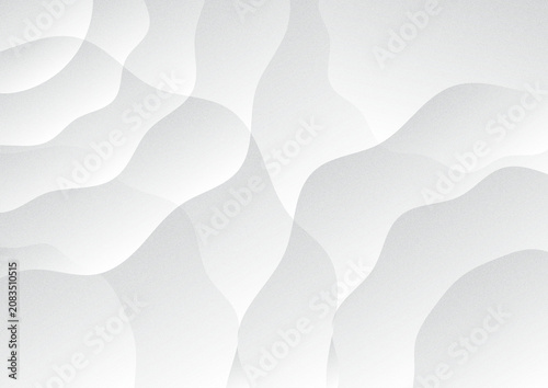 Abstract White and Gray Wavy Textured Background Design