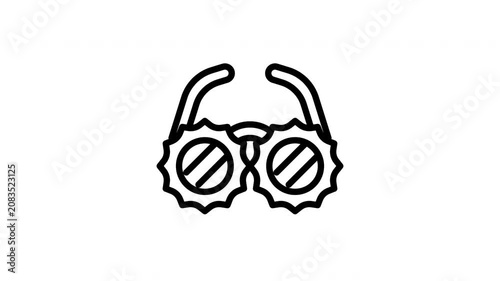 sunglasses animation icon
