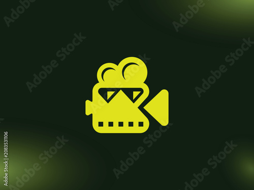 Abstract camera logo design