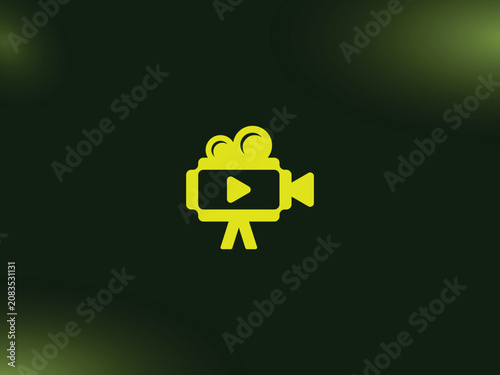Abstract camera logo design
