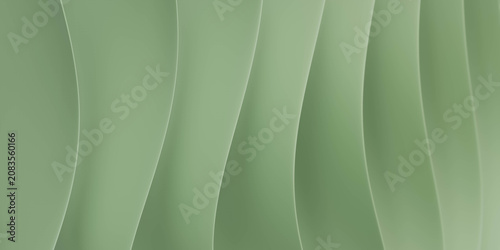 Soft green abstract wavy background