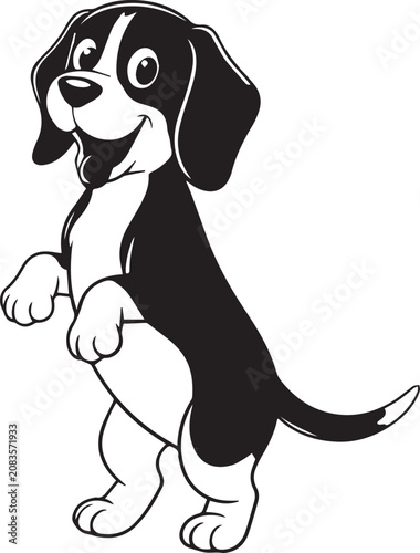 beagle dog portrait