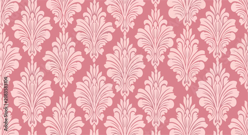 Φωτογραφία Traditional wallpaper design with elegant vintage damask styling
