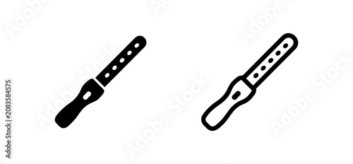 Konstfotografi Foot file or callus remover icon, used for pedicure, foot care, and personal grooming