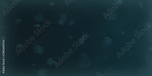 Fotografi Floating plankton and debris drift in dark, murky water, creating an abstract and mysterious underwater scene with a subtle blue hue