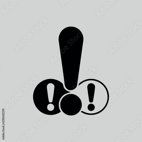 Photos Multiple exclamation marks symbolizing importance and warning