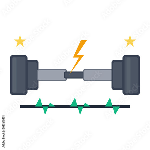 Modern Fitness Health Icon Vector Design for Workout and Lifestyle