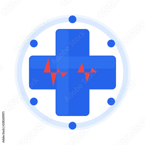 Modern Healthcare Medical Icon Vector Design for Hospital and Clinic