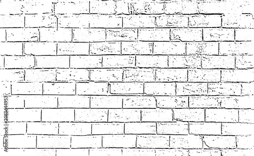 White Brick Wall Background with Textured Old Brickwork Pattern and Grunge Cement Surface for Architecture Backdrop