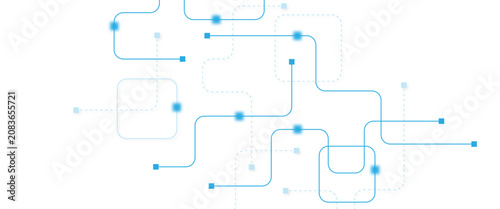 Valokuva Abstract futuristic technology background