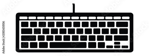 Canvastavla Keyboard Icon: A simple, clear illustration of a computer keyboard, representing input, data entry, and digital communication