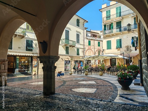 street in the old town of  Noli