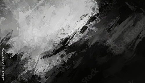 black and white abstract texture with gradient and brush strokes grunge effect modern digital art background artistic distressed pattern creative contemporary design