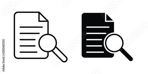 Fotografía Search document icon
